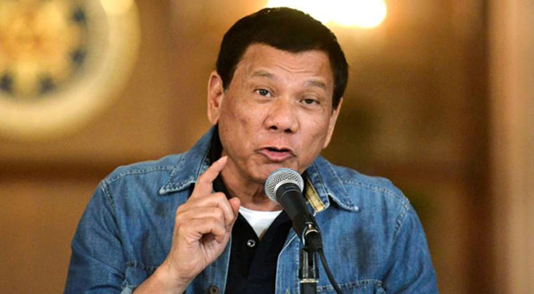 Philippine President Rodrigo Duterte